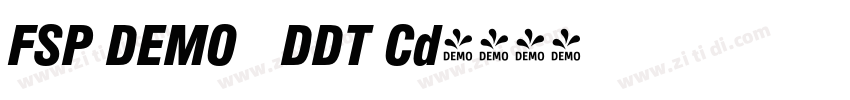 FSP DEMO   DDT Cd字体转换